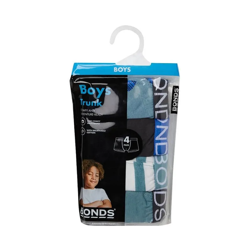 BONDS Boys Underwear Trunk 4 Pack - Bob The Dog