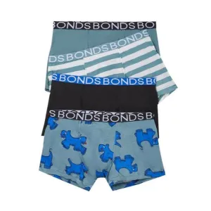 BONDS Boys Underwear Trunk 4 Pack - Bob The Dog