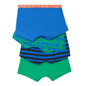 BONDS Boys Underwear Trunk 4 Pack Printed - Multi