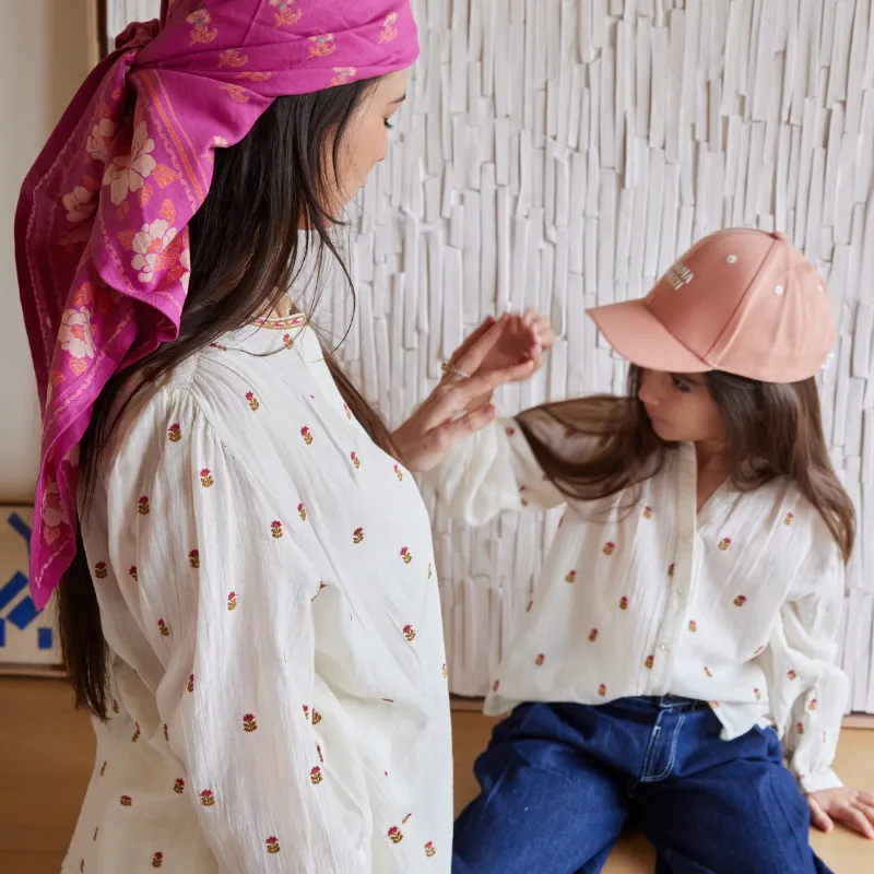 Bonheur du Jour Paris Baho Girl Blouse - Ecru