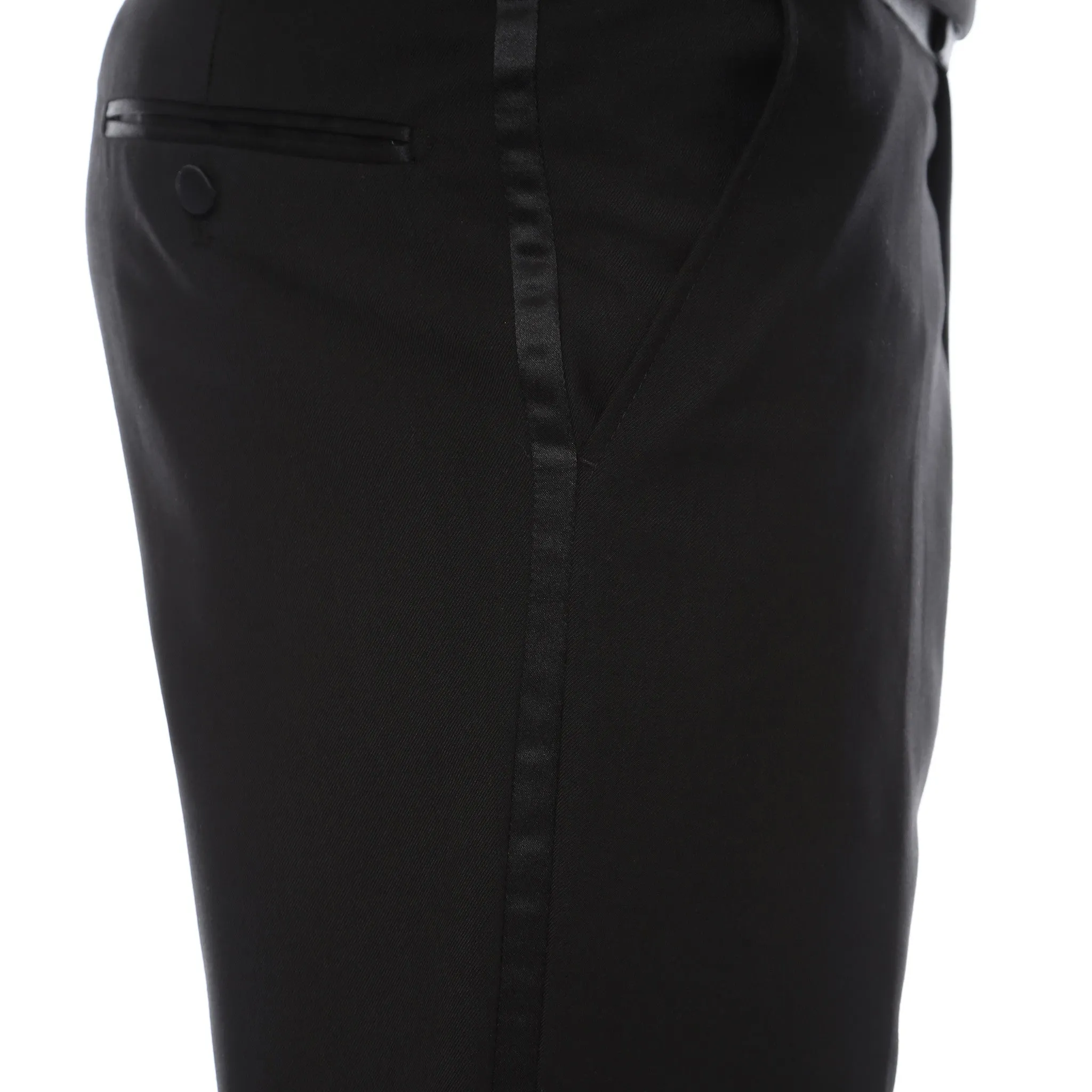 Bronson Black Slim Fit Notch Lapel Tuxedo