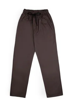 Brown Cotton Trouser