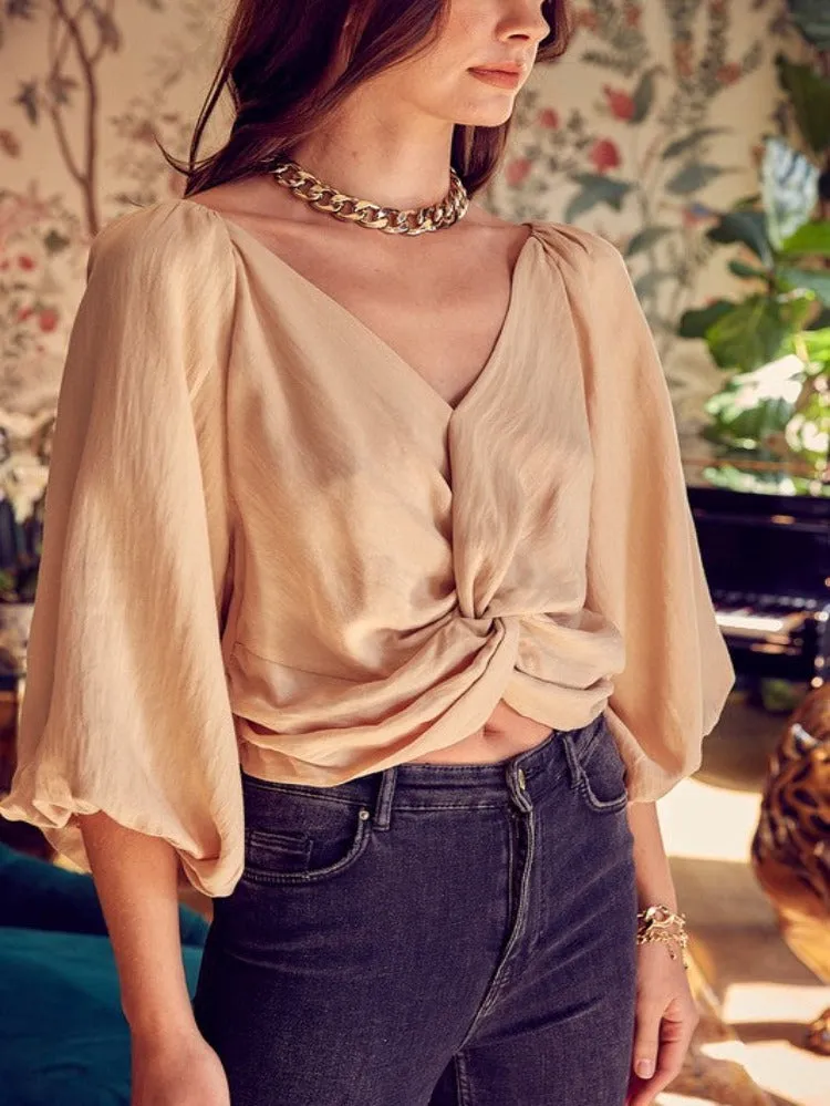 Camila Twisted Top