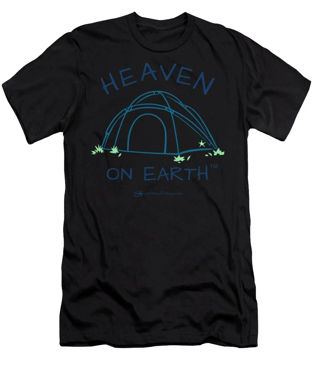 Camping/tent Heaven On Earth - T-Shirt