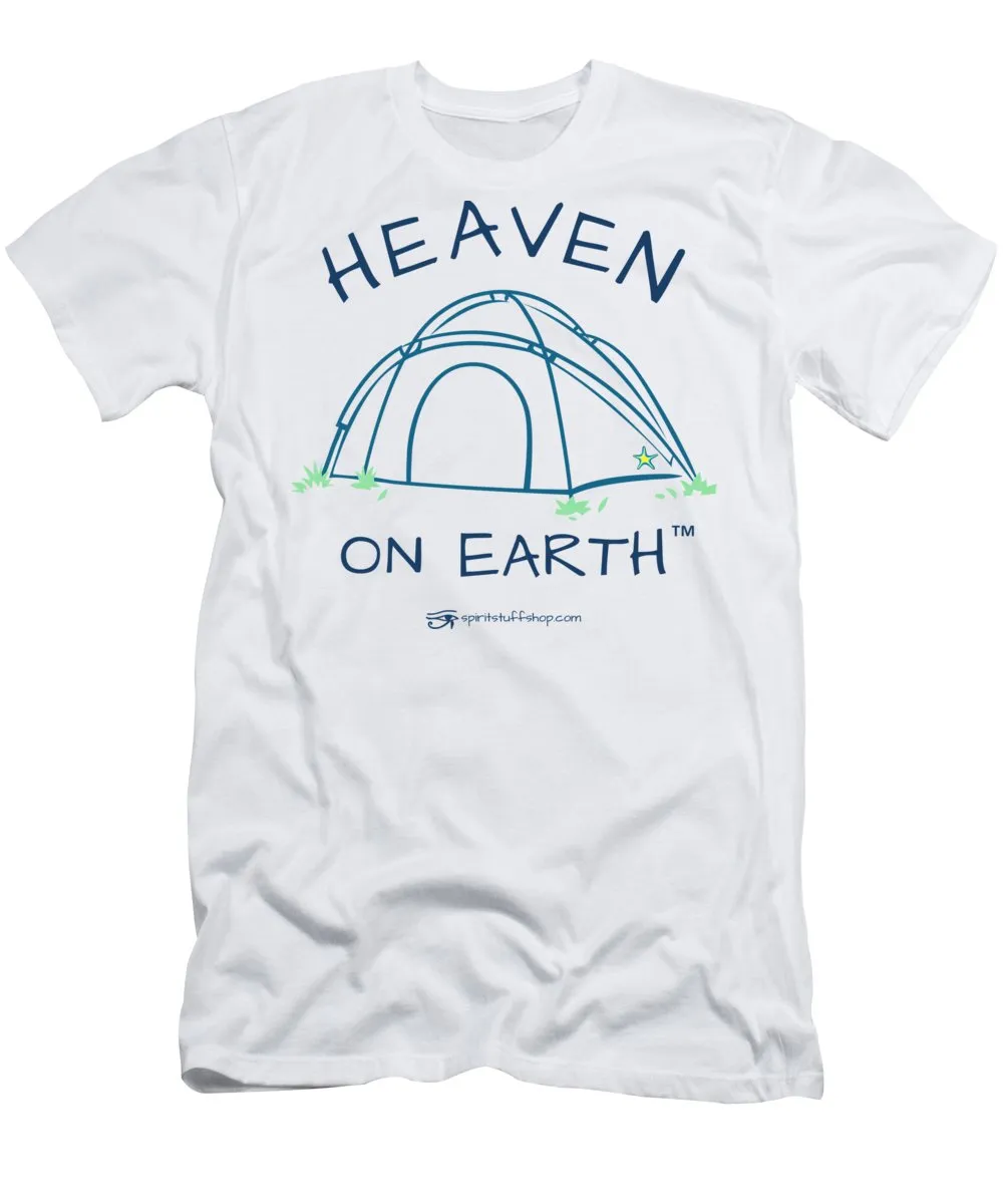 Camping/tent Heaven On Earth - T-Shirt