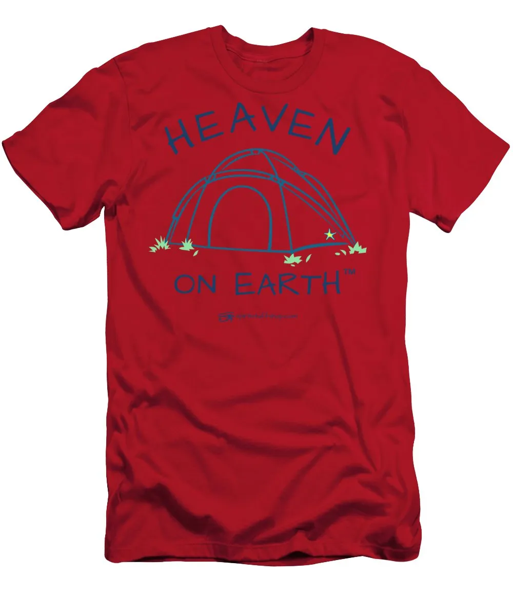 Camping/tent Heaven On Earth - T-Shirt