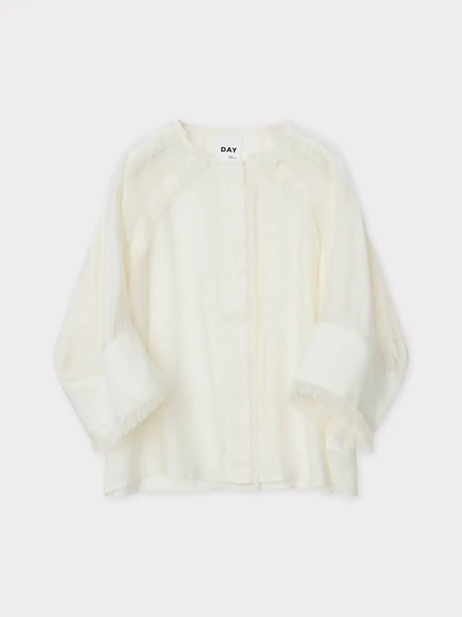 Cassie - Sheer Fringes - Vanilla