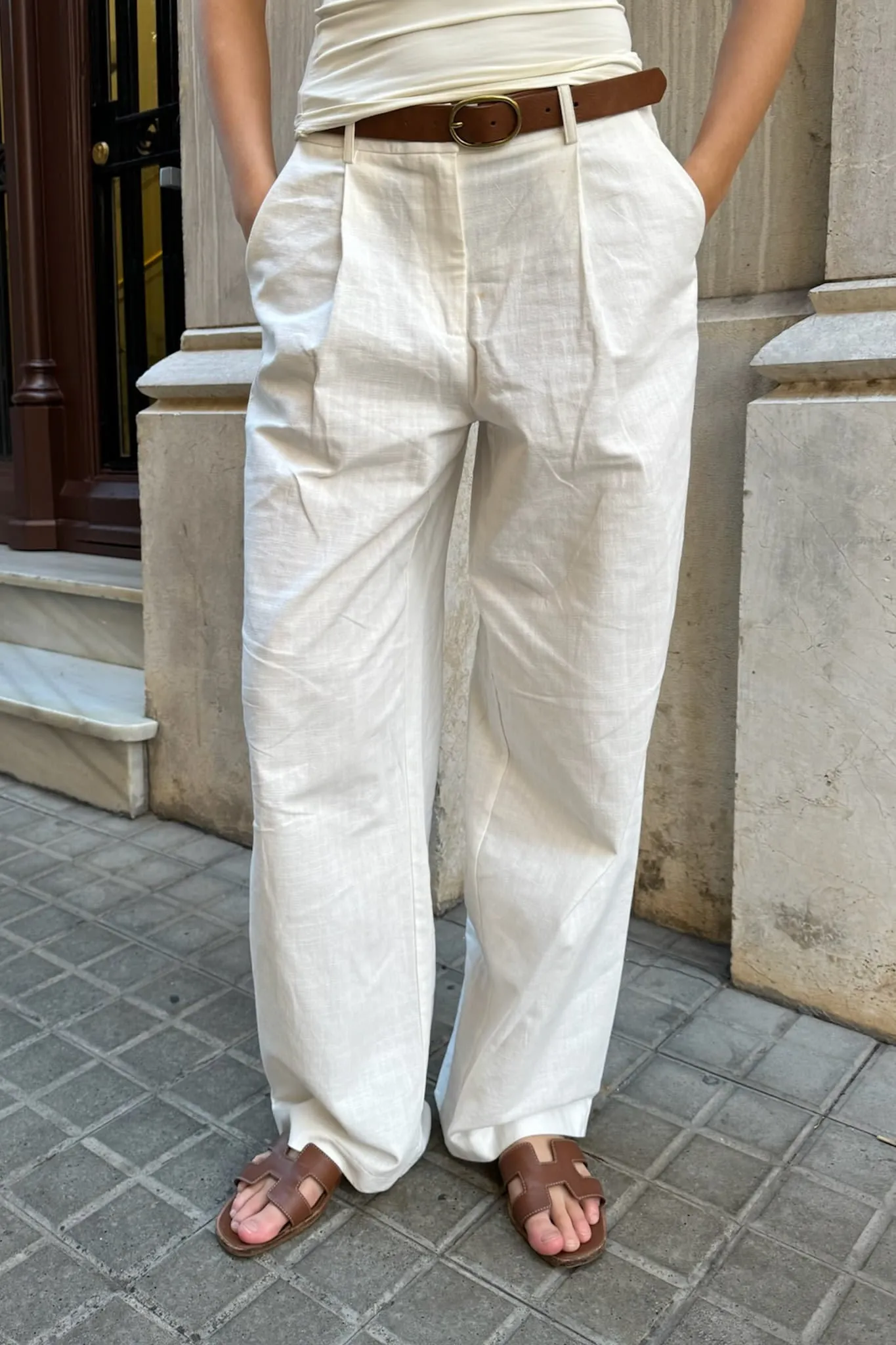 CelinaIC Bukser - Soft Hvid