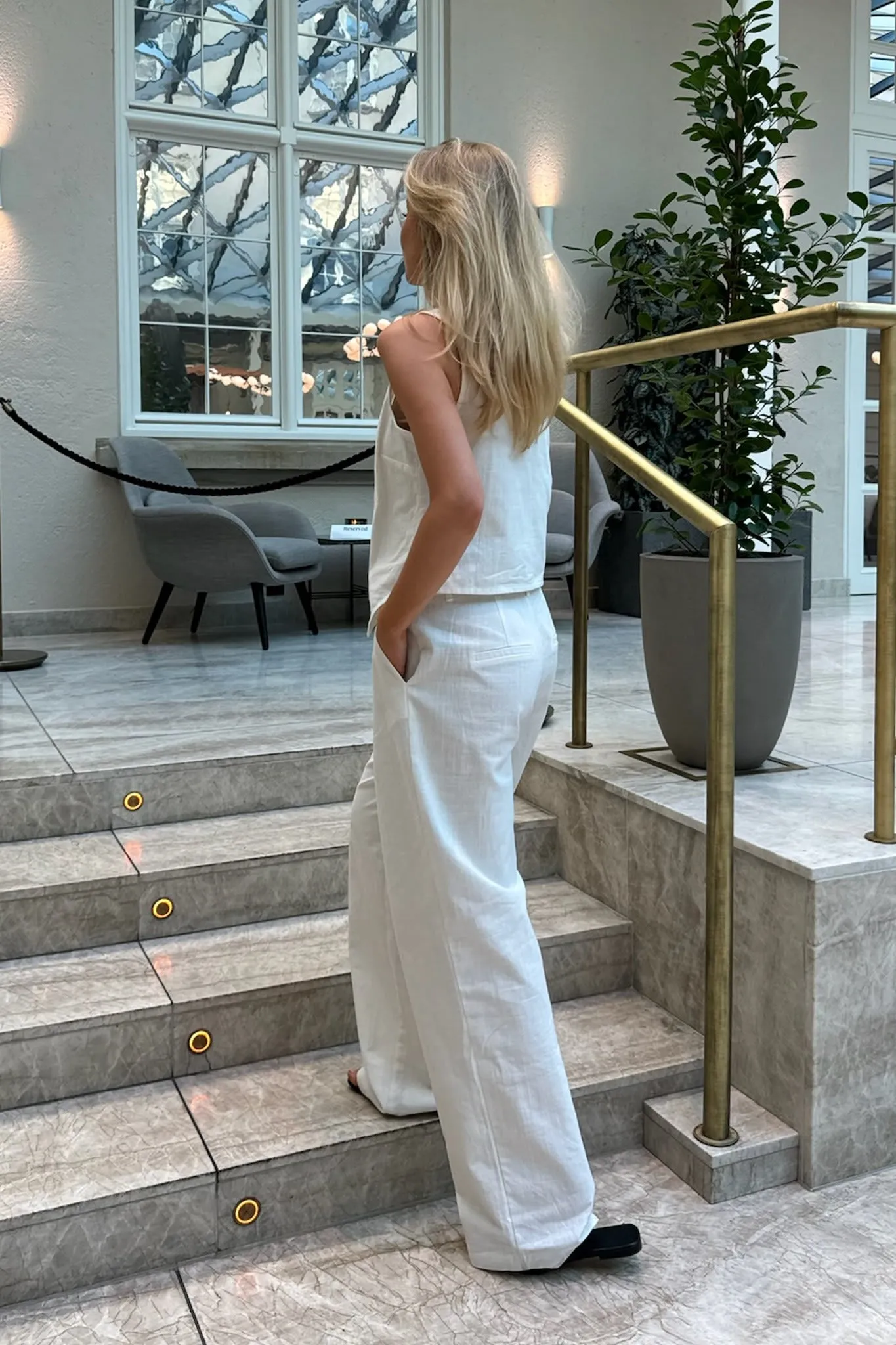 CelinaIC Bukser - Soft Hvid
