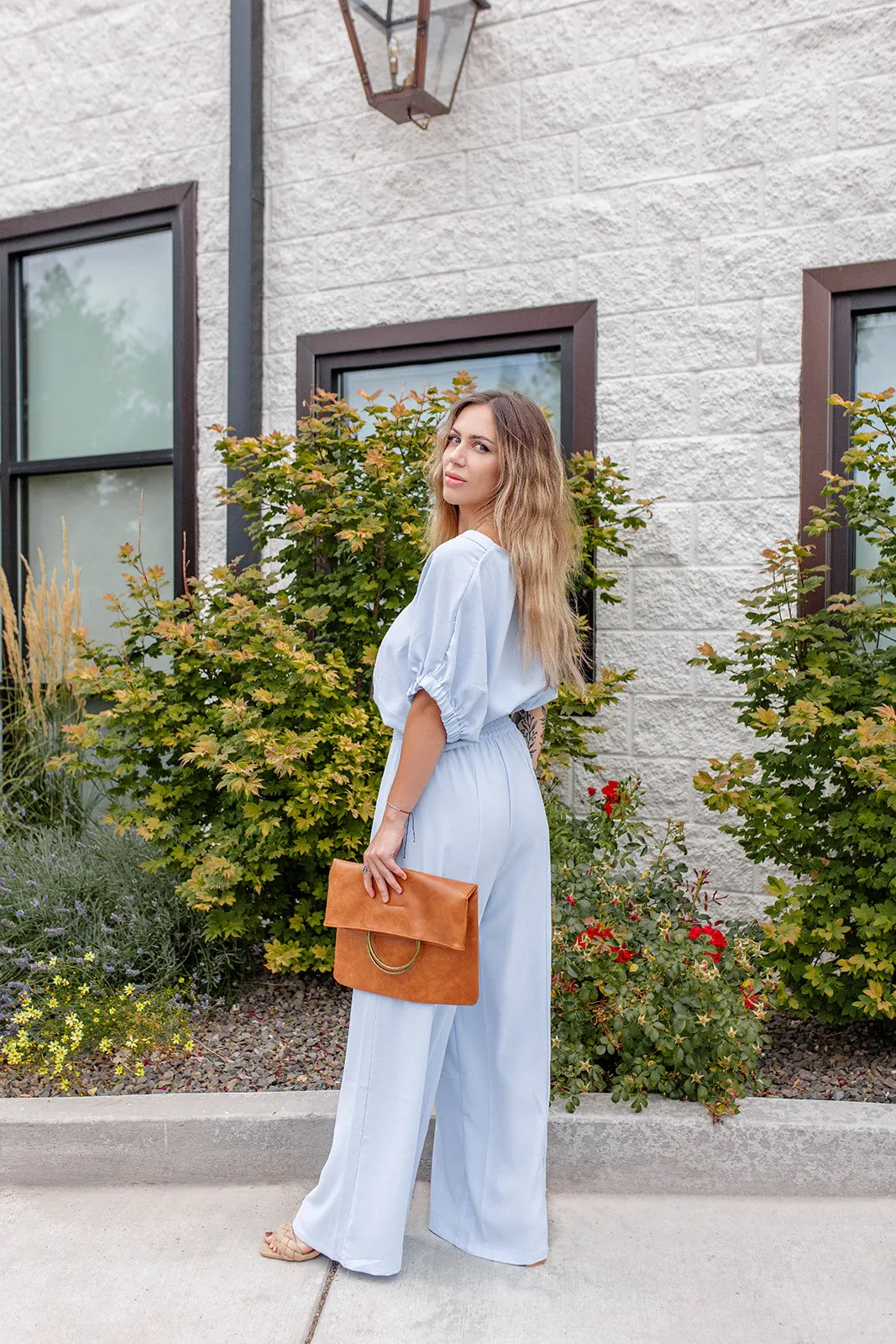 Charmer wide leg bottoms ~ Blue