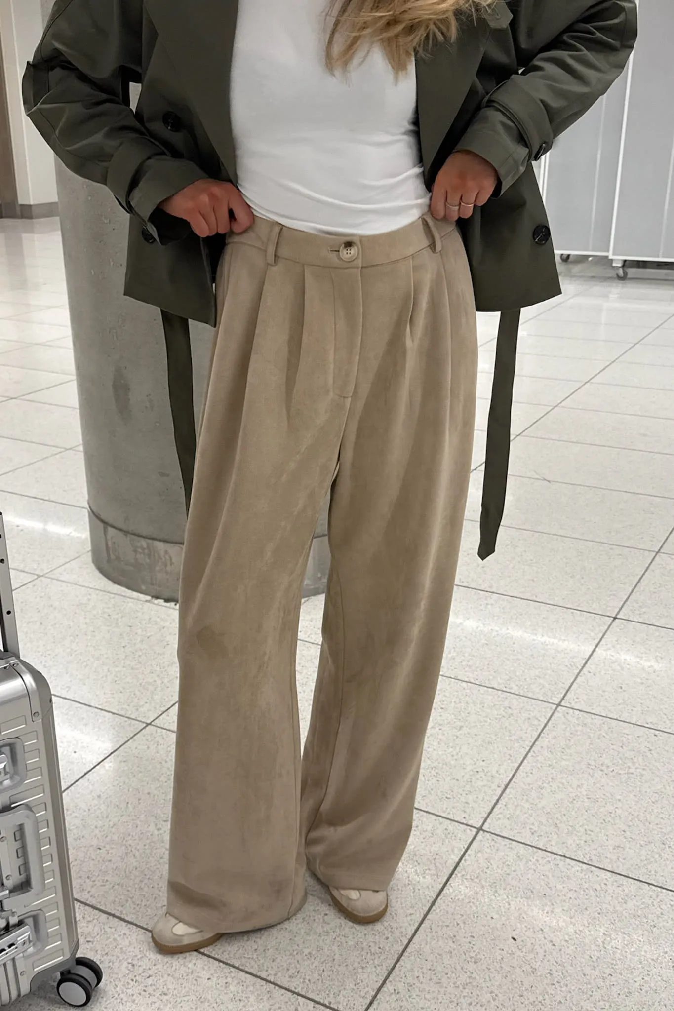 ClaraIC Bukser - Lys Beige