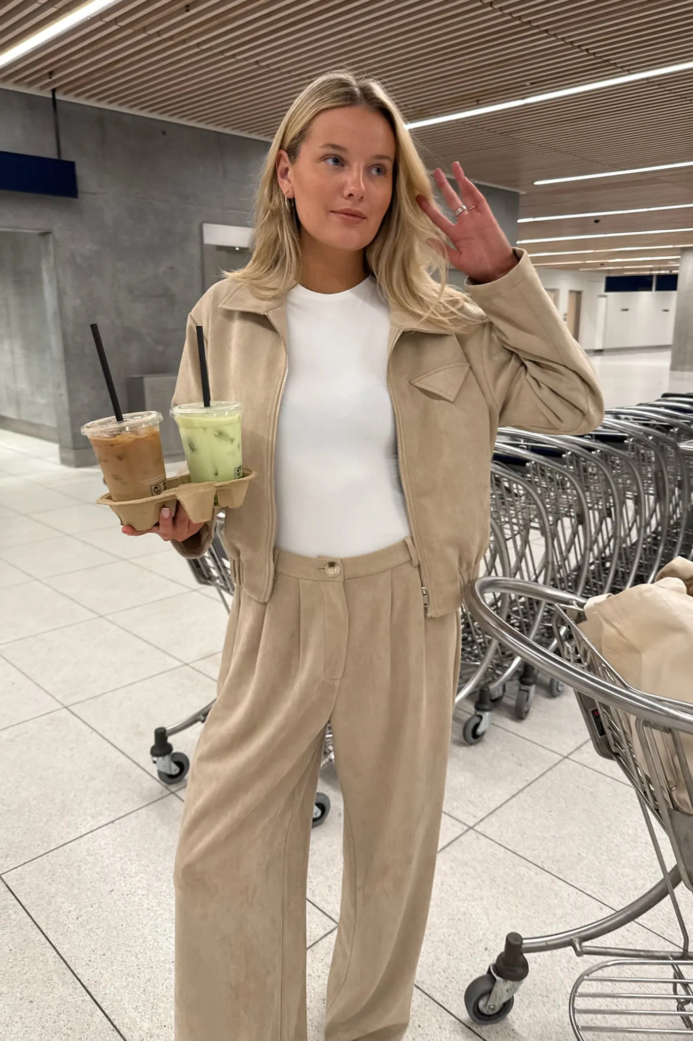 ClaraIC Bukser - Lys Beige