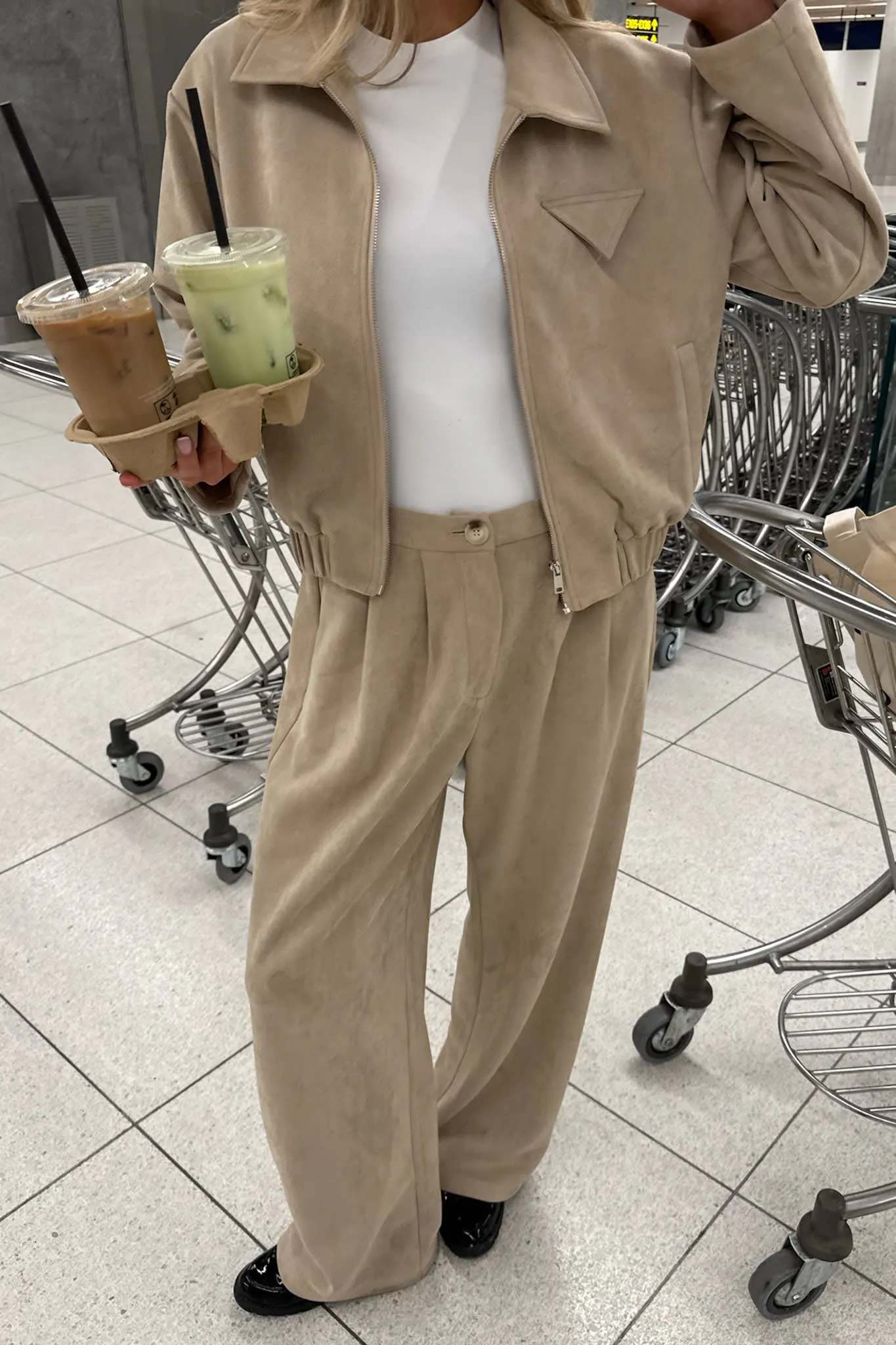 ClaraIC Bukser - Lys Beige