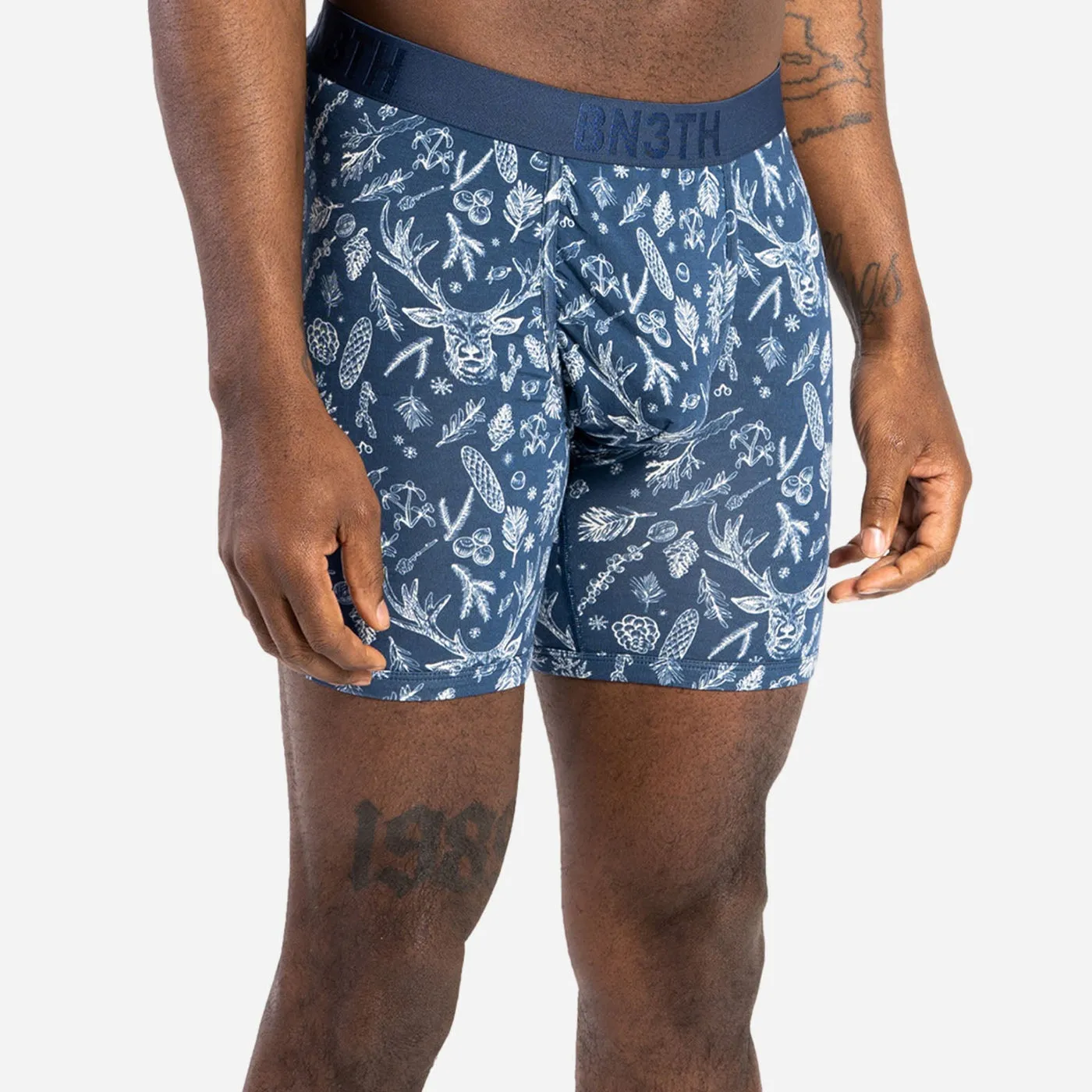 Classic Boxer Brief- Underbrush Navy
