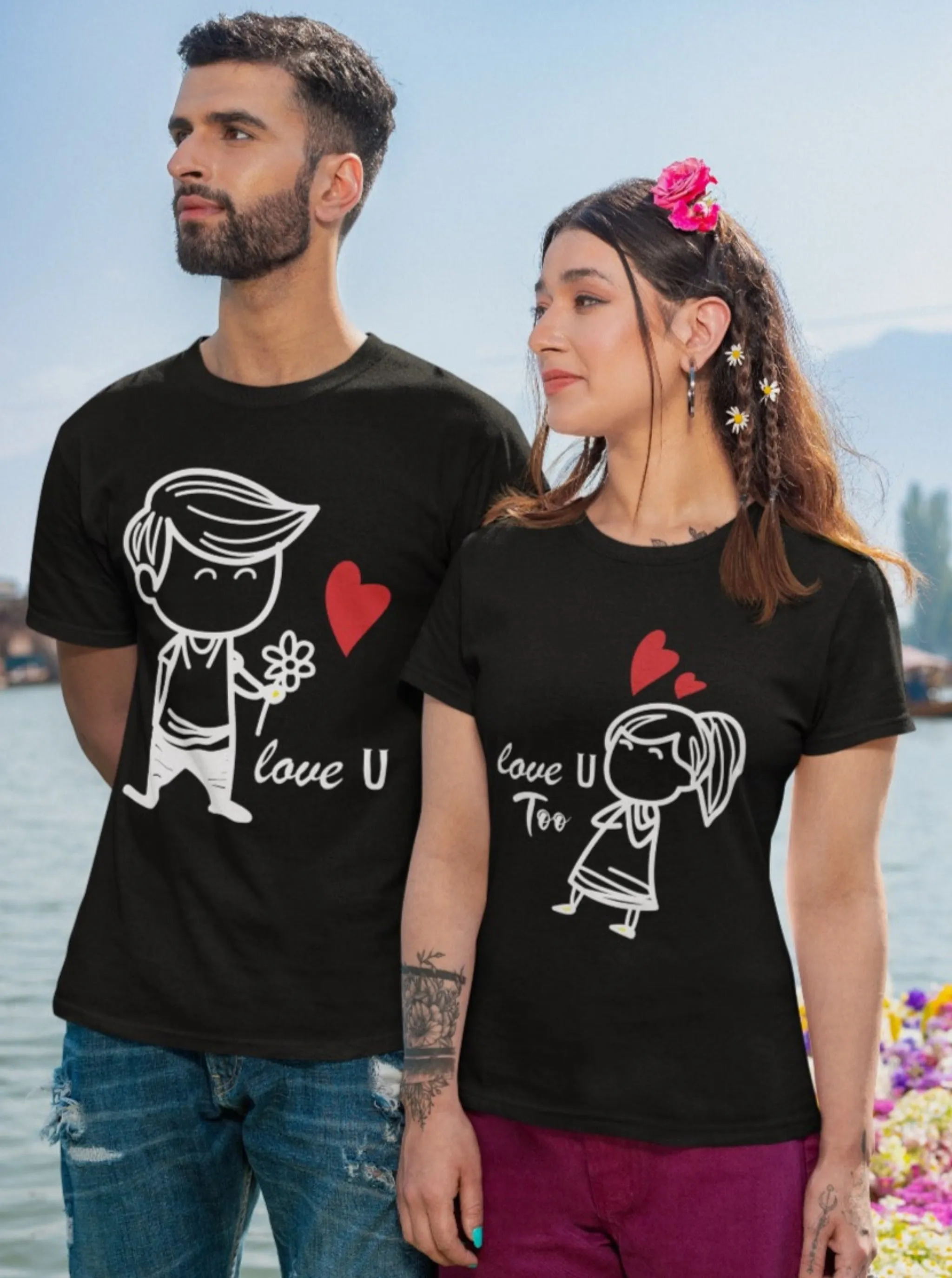 Cotton Couple T-shirts