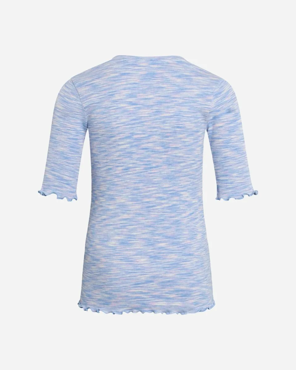 Cotton Mouline Tuviana - Blue/Pink Mouline