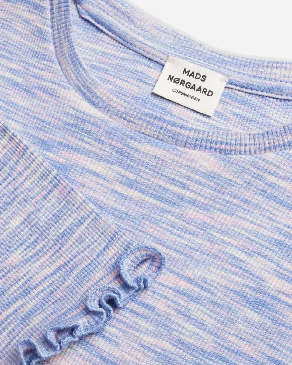 Cotton Mouline Tuviana - Blue/Pink Mouline