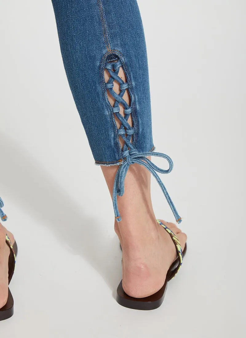 Cropped Morgan Lace Up (24.5" Inseam)