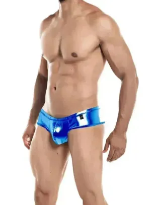 CUT FOR MEN HIGH CUT CHEEKY BRIEF BLUE X LARGE