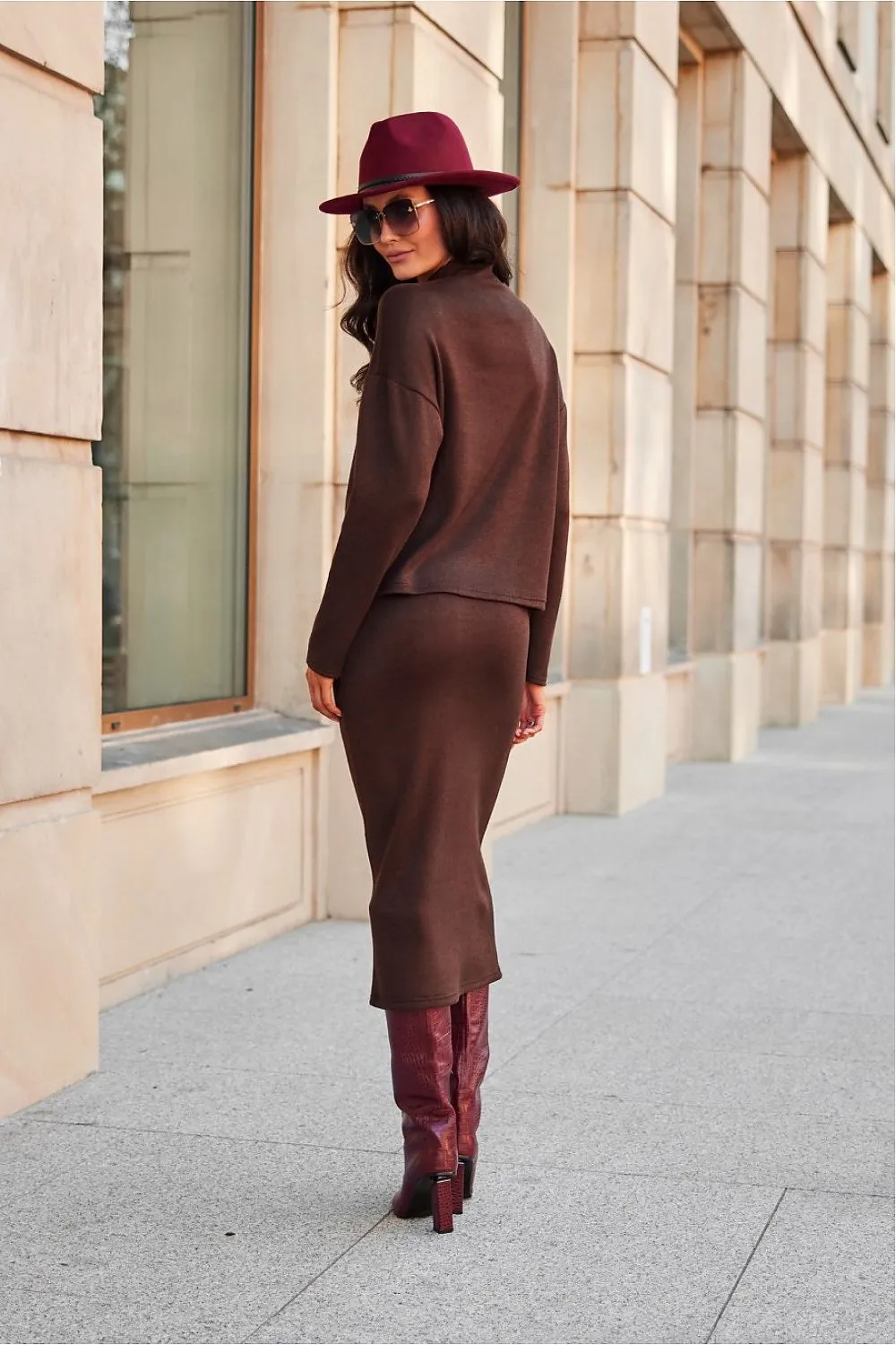 Draped Turtleneck Blouse Elegance