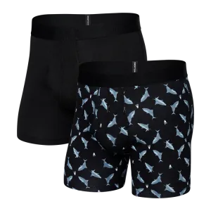 Droptemp™ Cooling 2 Pack Boxer Brief - Shark Tooth Black