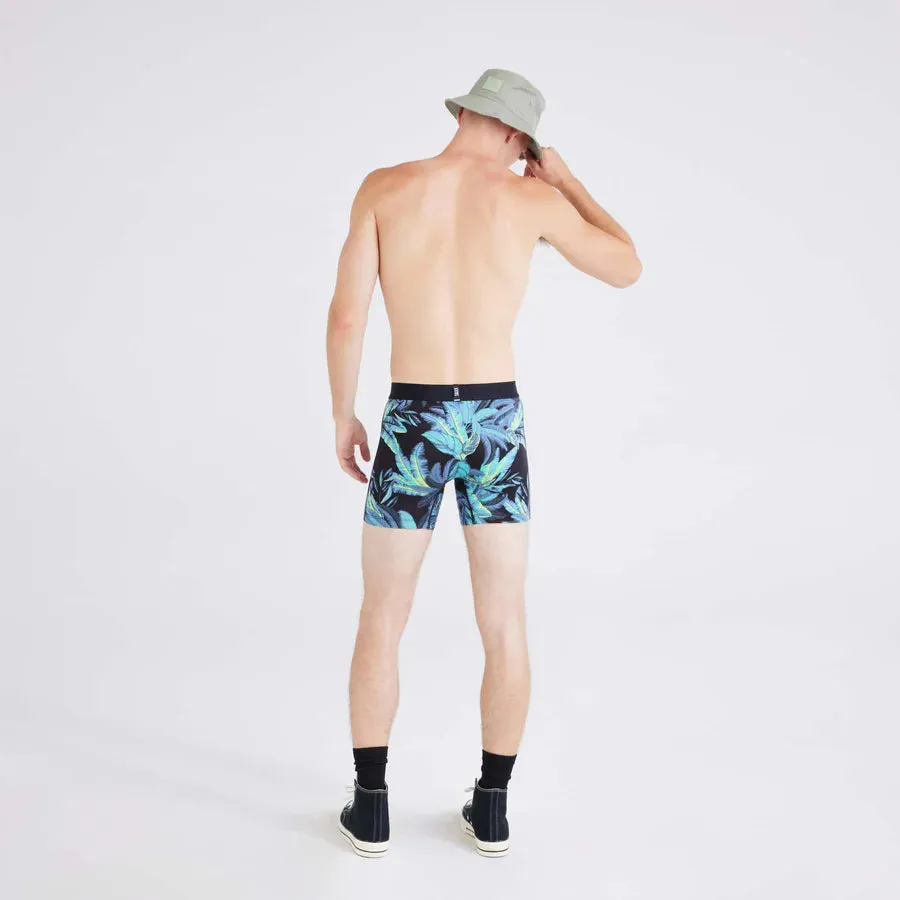 Droptemp Cooling Boxer Brief - Tropical Jungle Blue