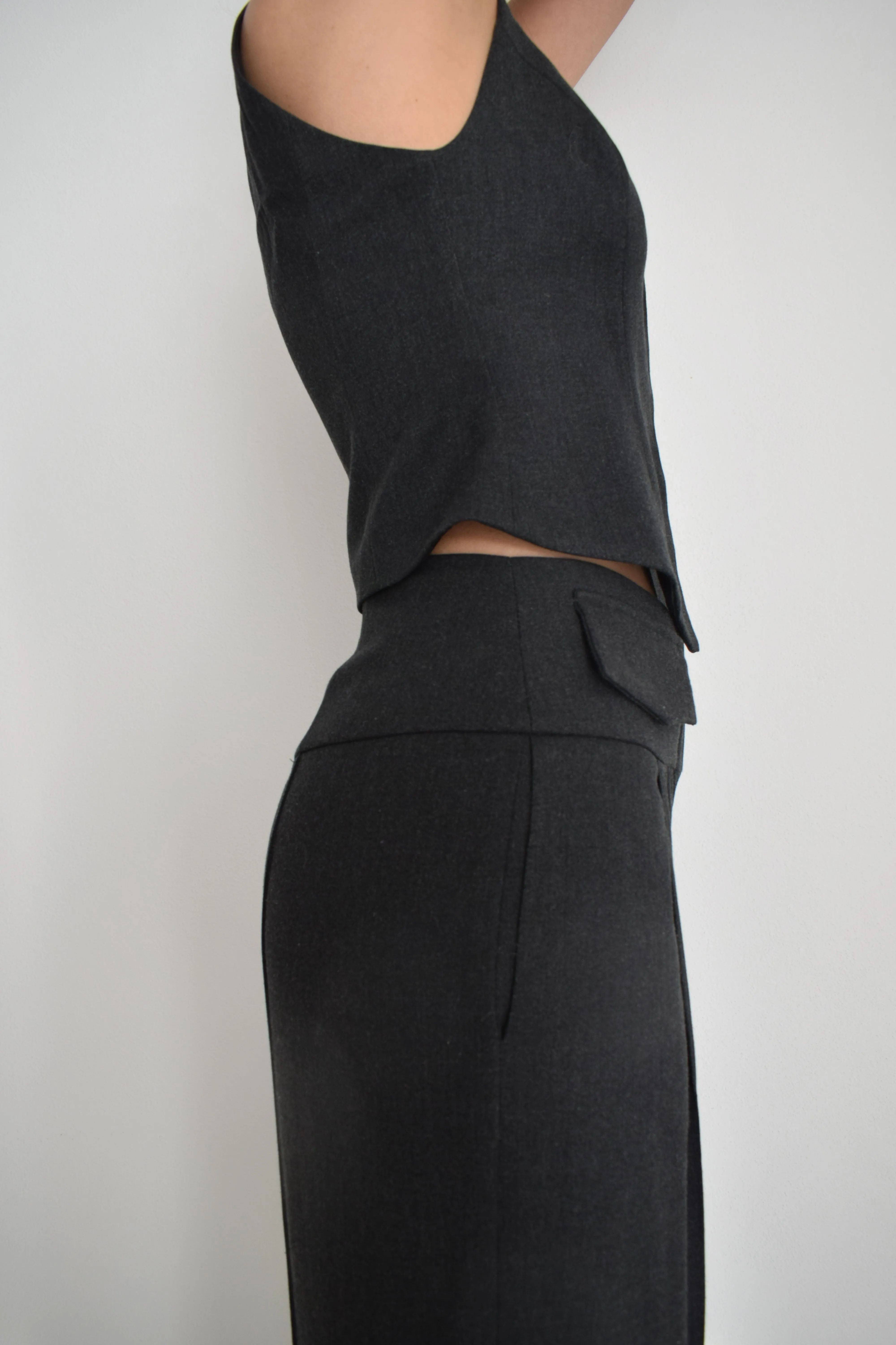 DUNE TROUSERS - DARK GREY