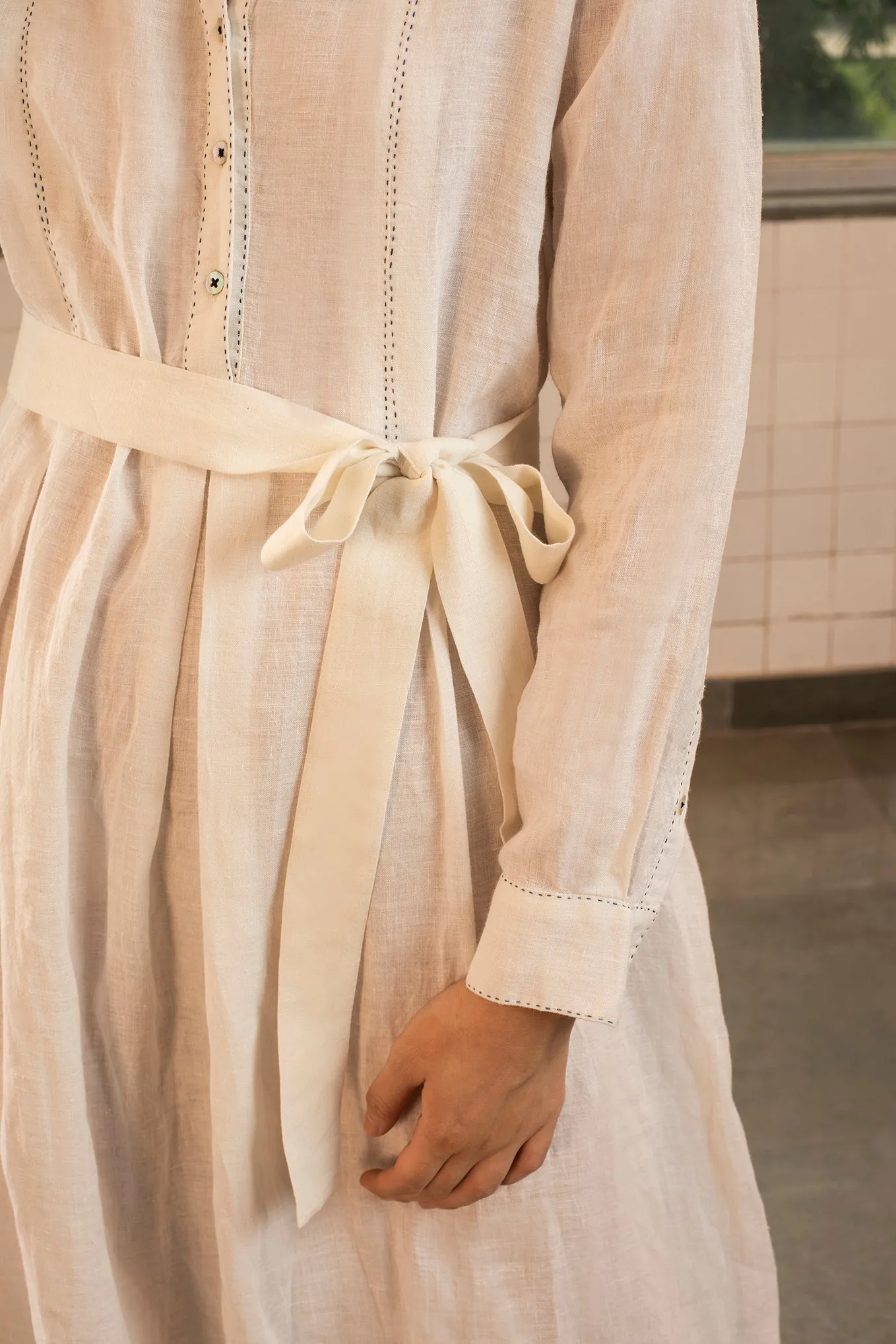 Ecru Basie Embroidered Tunic