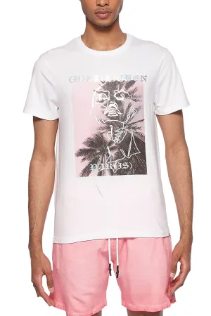 Eleven Paris Knit Short Sleeve Crewneck T-Shirt (WHITE)