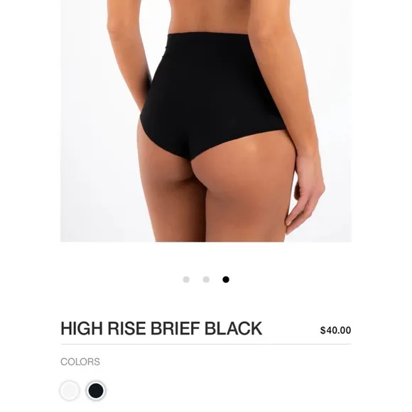 ETERNE Set of 2 Underwear BLACK Size XS NWT