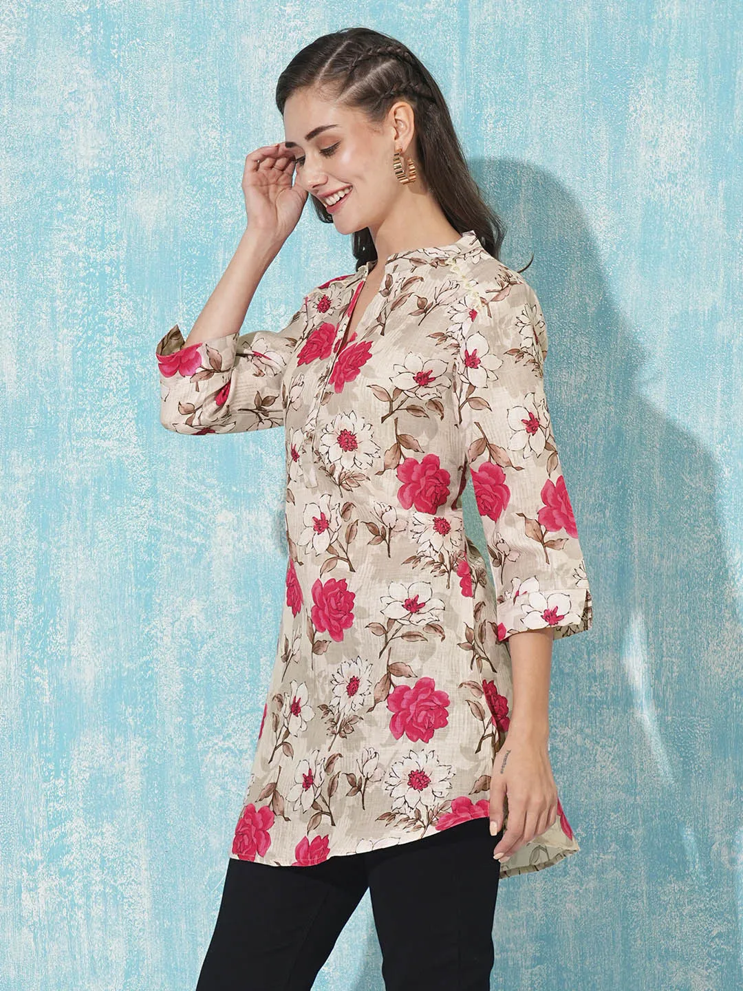 Fawn Comfort Fit Cotton Tunics Straight for Women Online - Zola
