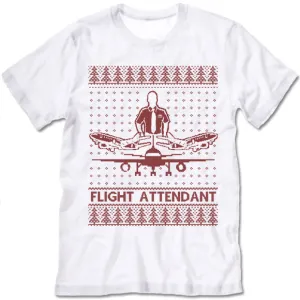 Flight Attendant Christmas T Shirt