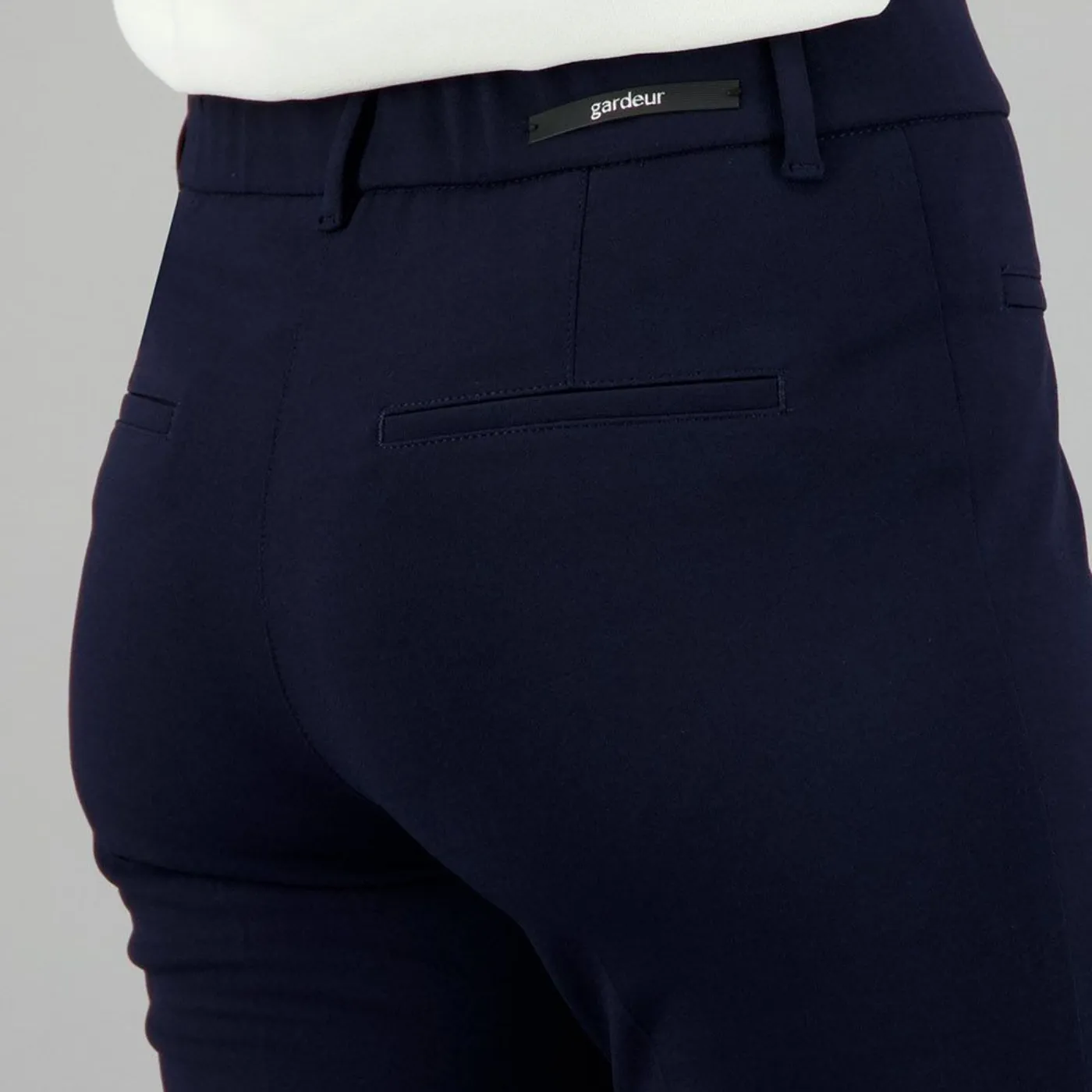 Gardeur Zene51 Slim Fit Trousers | Black or Red