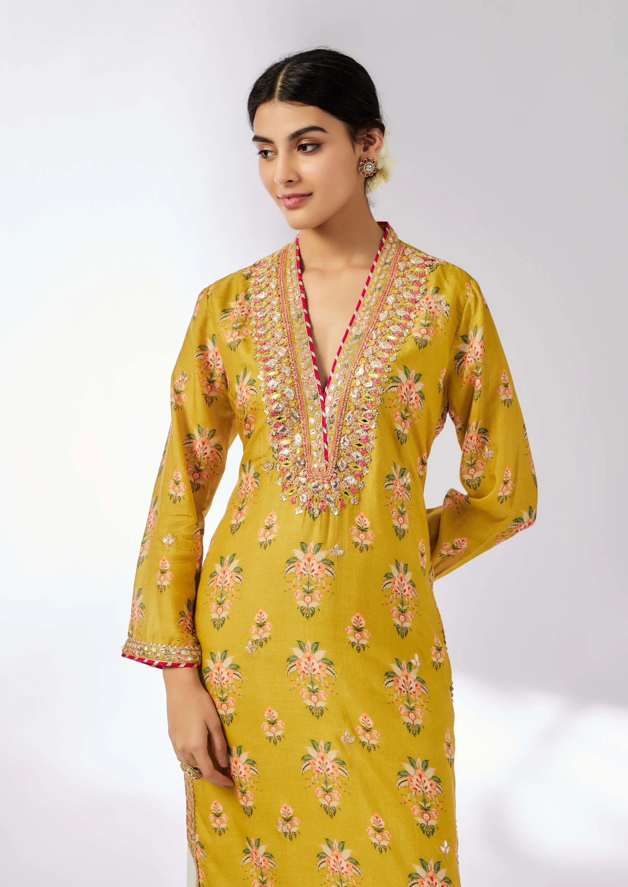 Gargi printed mustard tunic