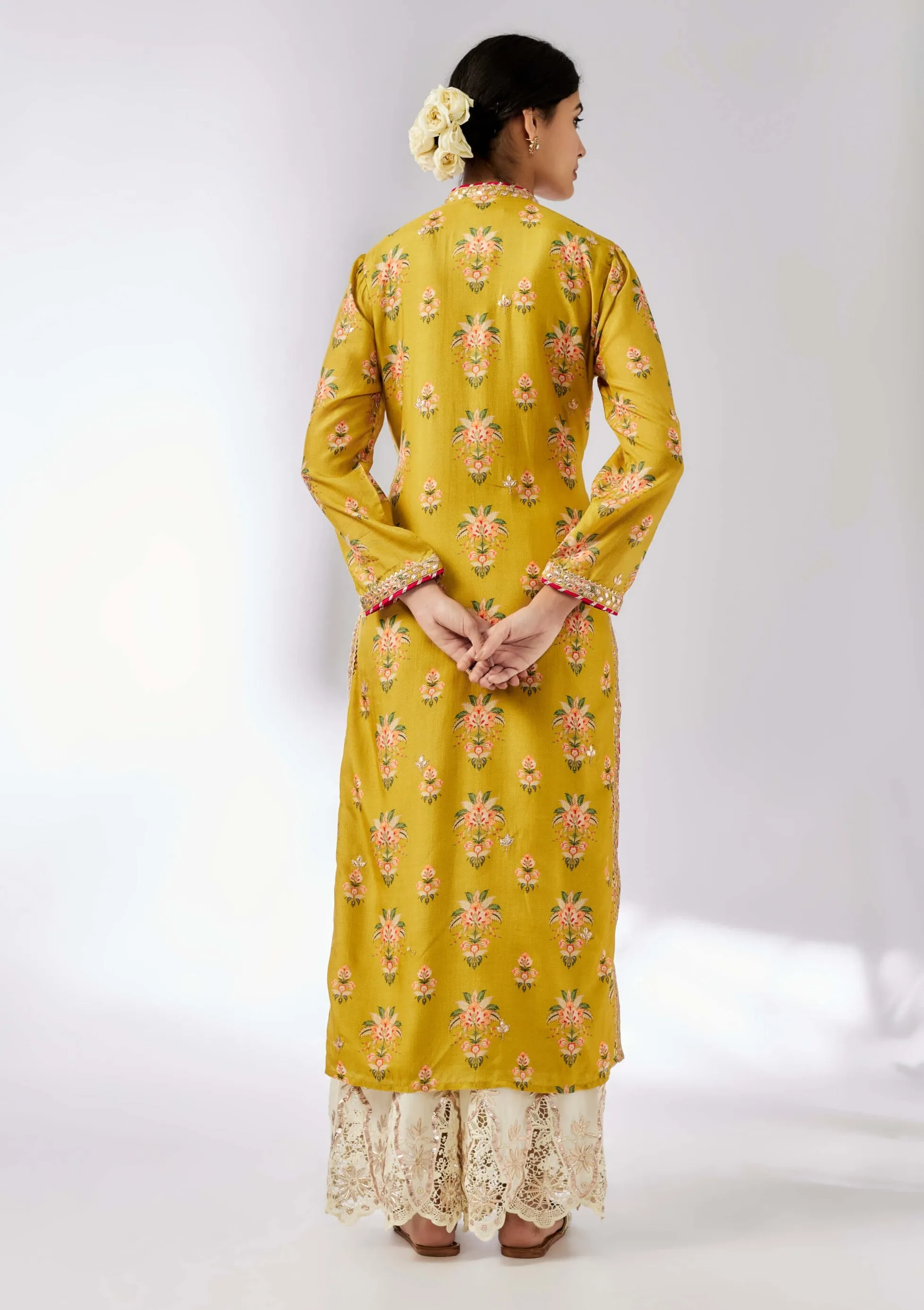 Gargi printed mustard tunic