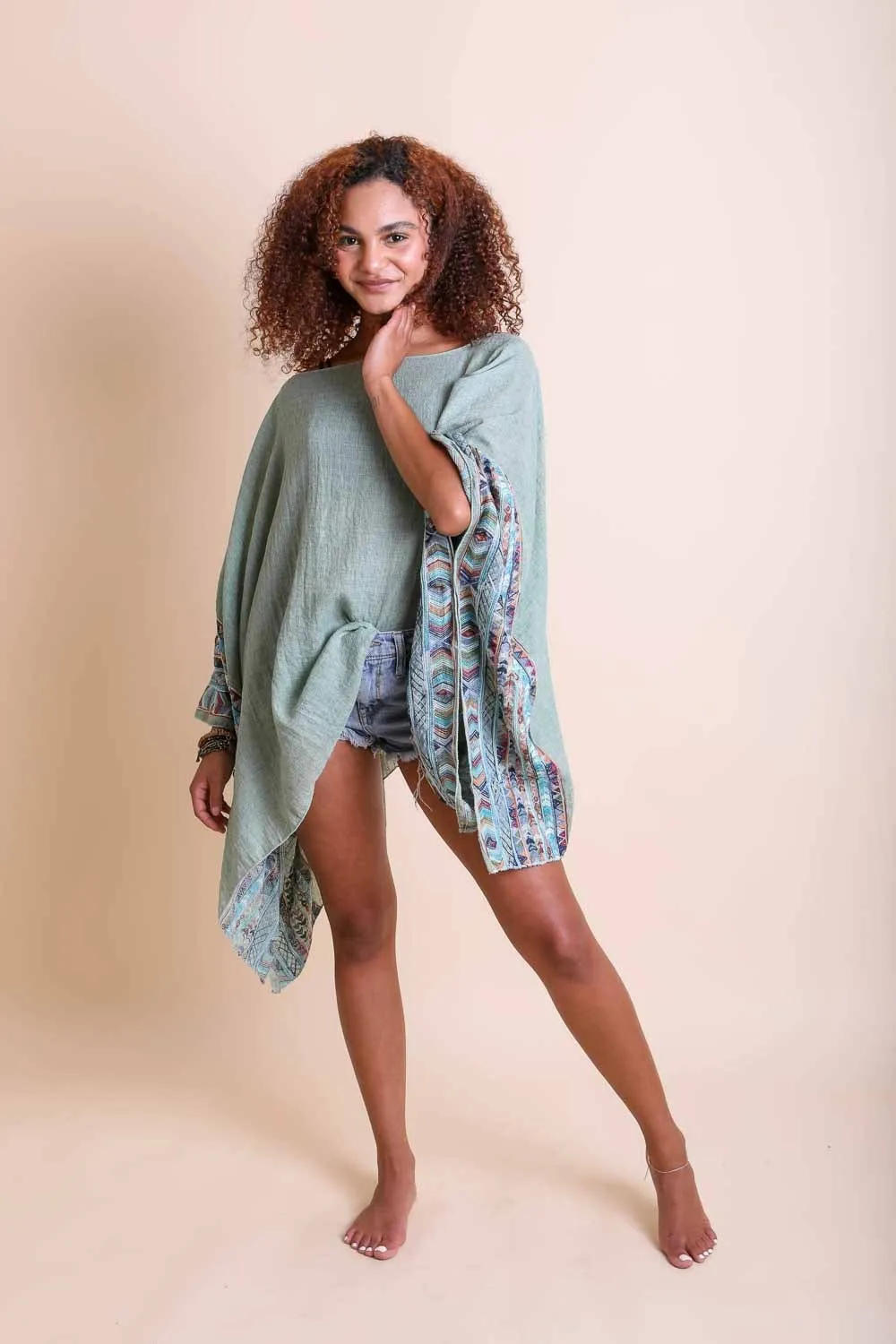 Geometric Embroidered Tunics.