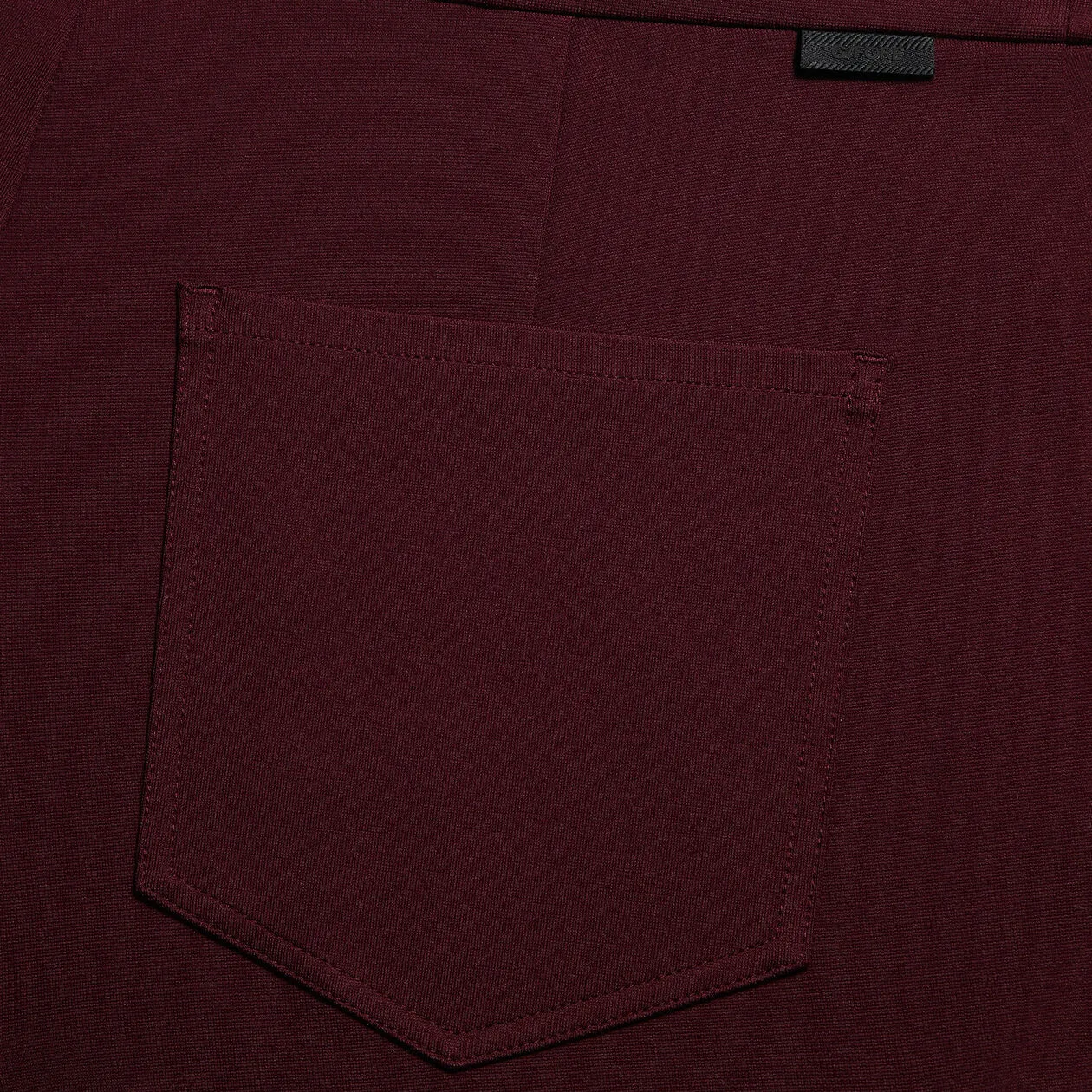 G/FORE WOMENS DOUBLE KNIT CIGARETTE LEG HIGH RISE STRETCH TROUSER - PORT