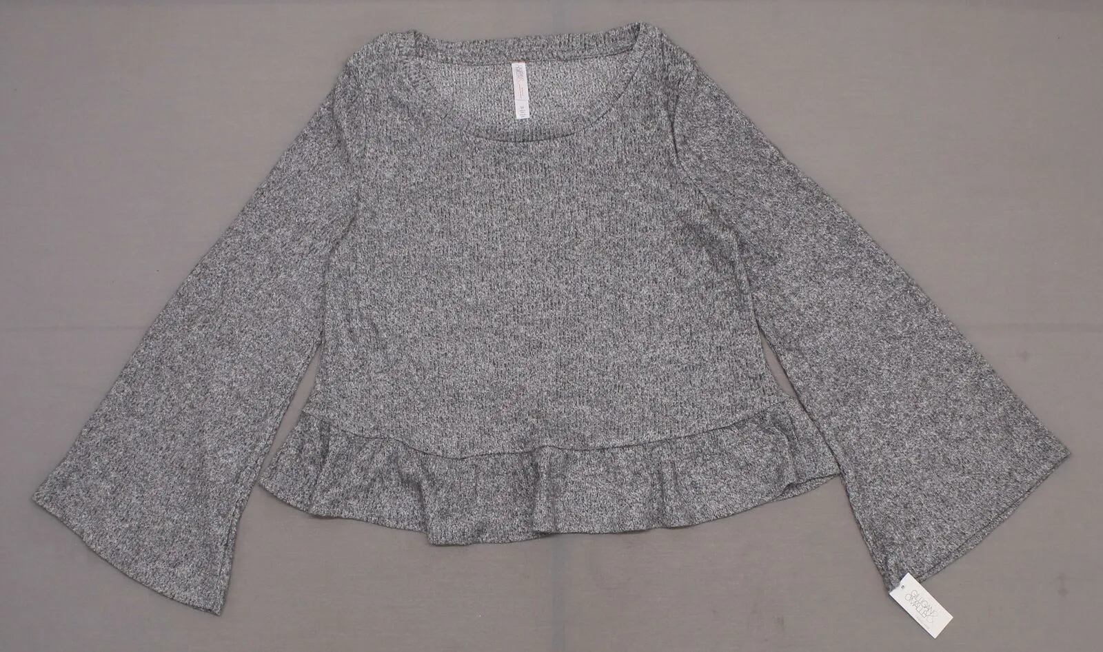 Gilligan & O'Malley Women's Cozy Ruffle Bell Sleeve Sleep Shirt Tunics