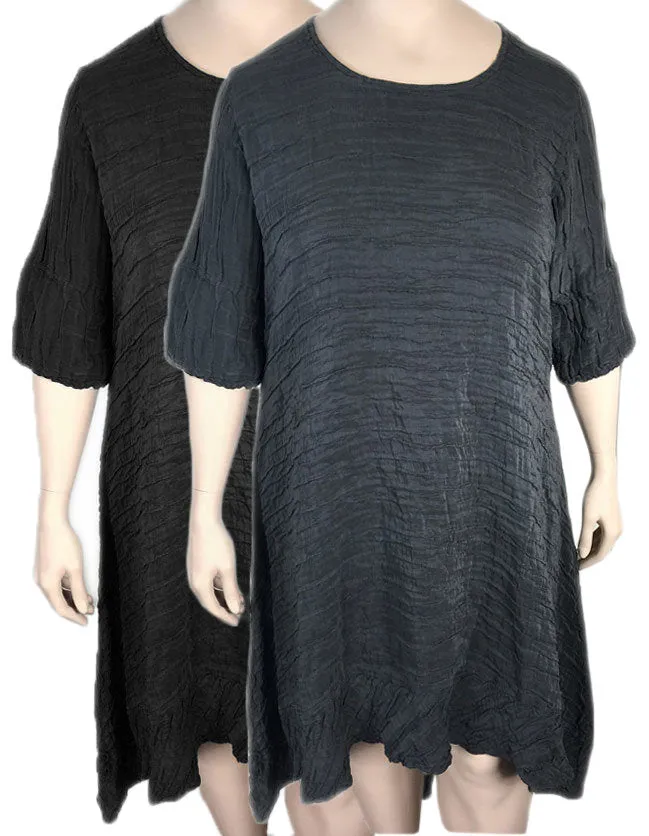 GRIZAS Silk Linen Long Tunic / Dress