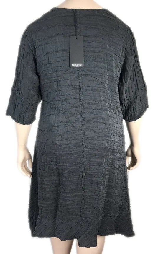 GRIZAS Silk Linen Long Tunic / Dress