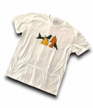 Halloween Rocker Tee - Pumpkins and Ravens Graphic