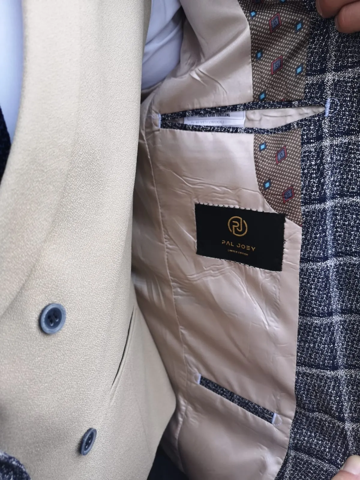 Hampton - Navy/Cream 3 Piece Suit