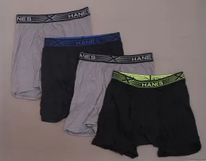Hanes Premium Men's 4 Pairs Xtemp Boxer Briefs - Colors May Vary