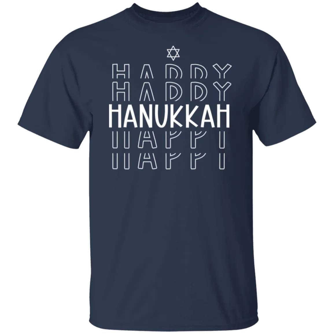 Happy Hanukkah 5.3 oz. T-Shirt