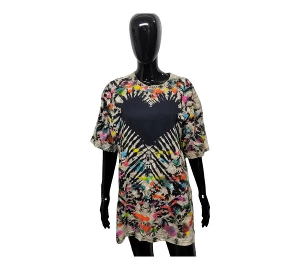 Heart Tie dye t shirt