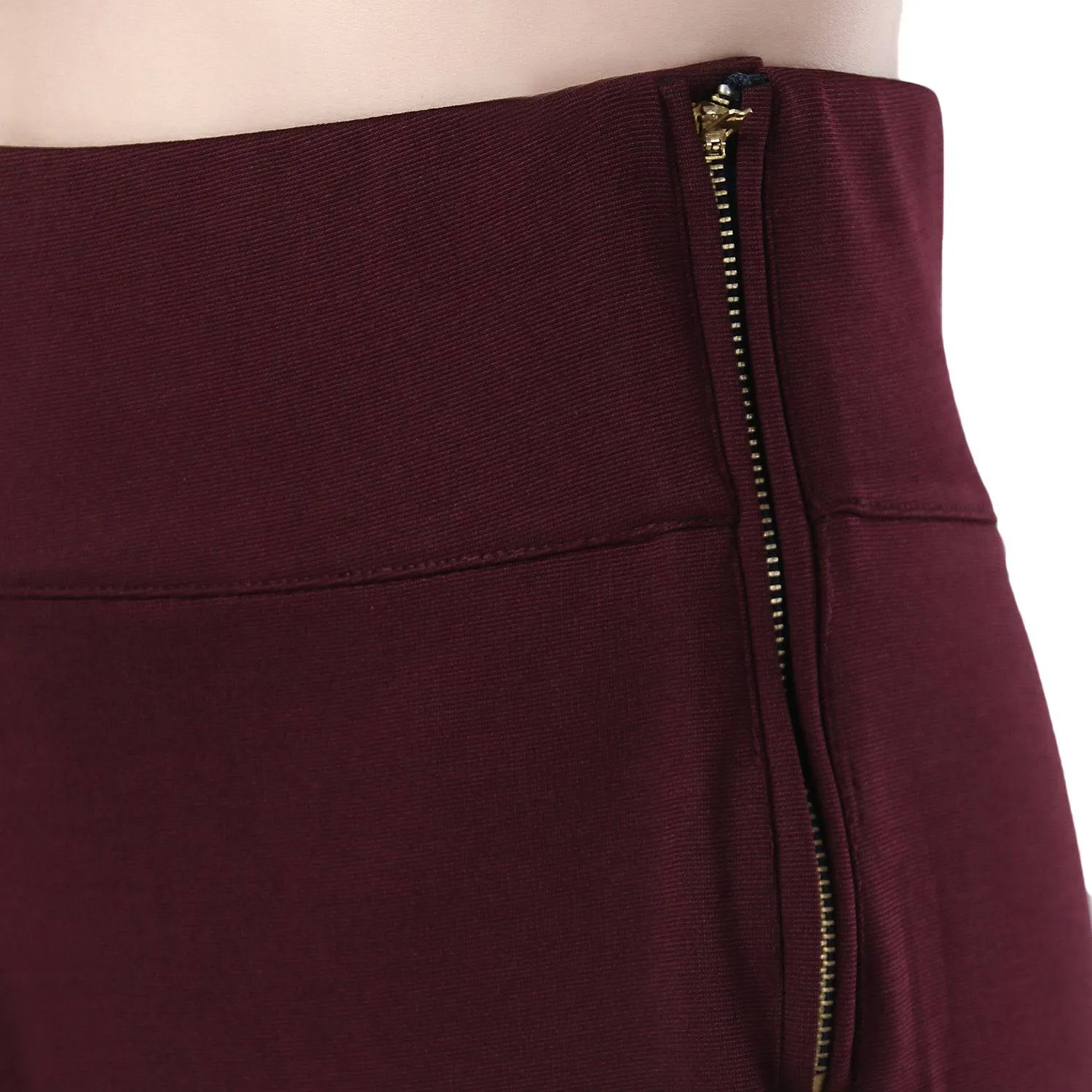 High-Waisted Classic Cigarette Trousers