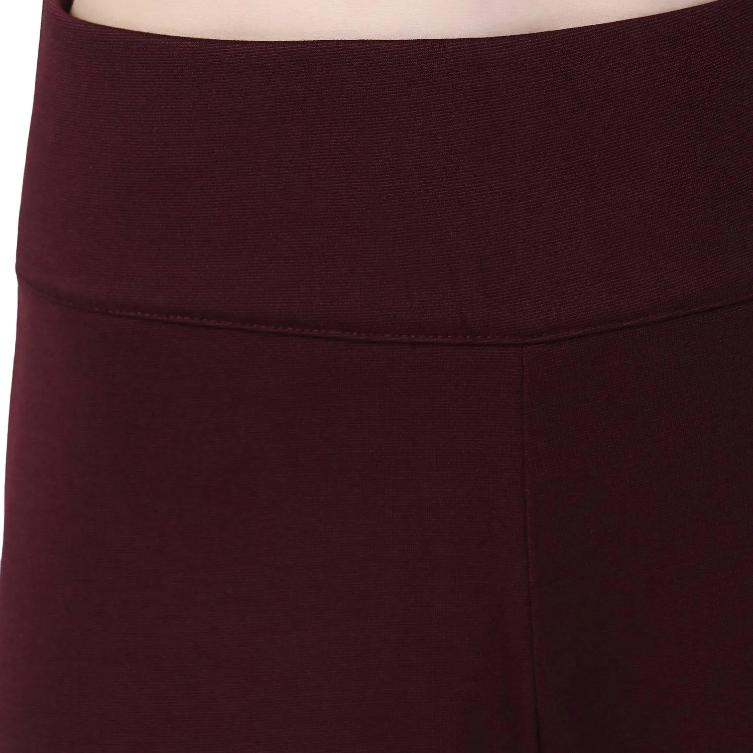 High-Waisted Classic Cigarette Trousers