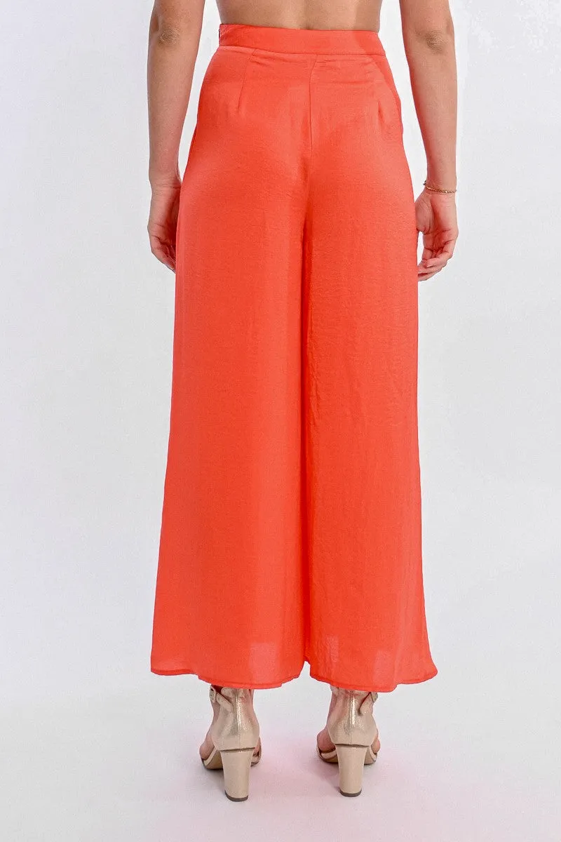 HIGH-WAISTED, FLUID PANTS