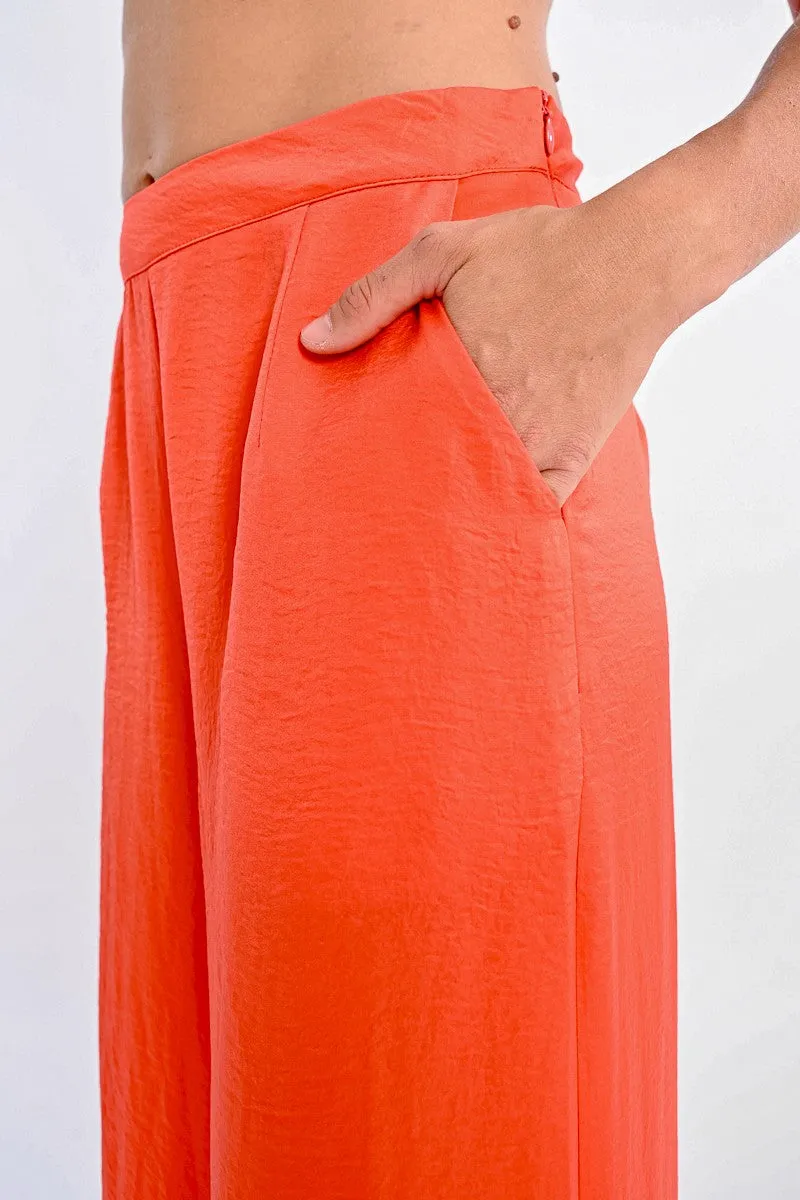 HIGH-WAISTED, FLUID PANTS