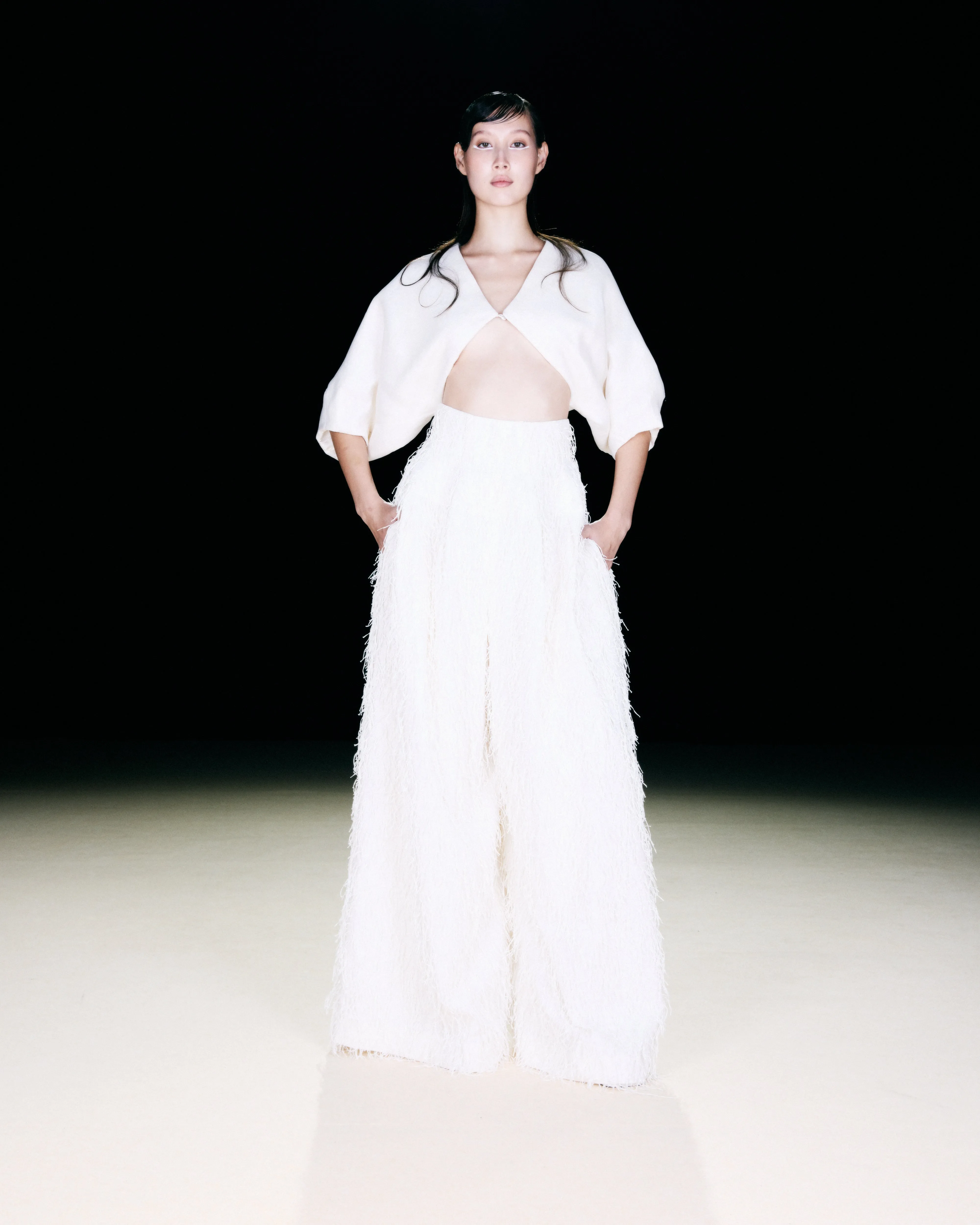 High-Waisted Maxi Trousers